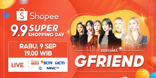 Semarak Shopee 9.9 Super Shopping Day, Persembahkan GFRIEND bagi Buddy di Indonesia