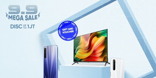 Realme Berikan Diskon Hingga Hadiah Menarik di 9.9 Mega Sale