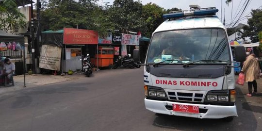Gunakan Mobil Wawaran, Begini Cara Diskominfo Tangerang Putus Rantai Covid-19
