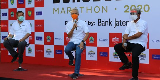 Gubernur Ganjar Pastikan Borobudur Marathon 2020 Tetap Digelar di Tengah Pandemi