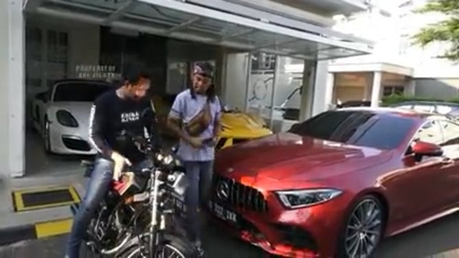 ade jigo tukar motor rx king dengan mobil