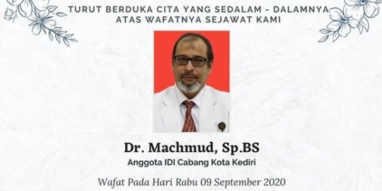 Dokter Terbaik Di Kediri Meninggal Karena Covid 19 Begini Kronologinya Merdeka Com