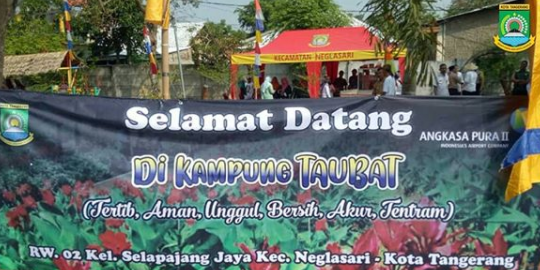 Mengenal Kampung Taubat, Pemukiman Tematik yang Jadi Destinasi Unik di Kota Tangerang