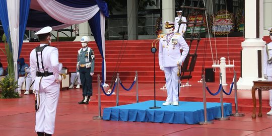 Pimpin Upacara HUT ke-75 TNI AL, Kasal Minta Prajurit Tetap Semangat Hadapi Covid-19