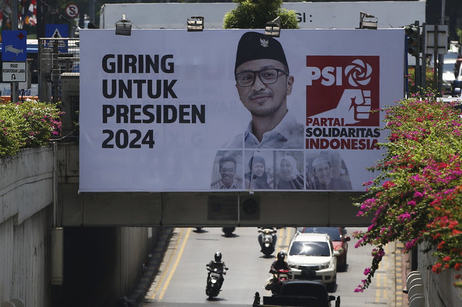 baliho giring untuk presiden