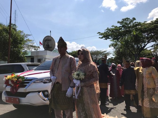 mobil dinas wali kota bengkulu laris manis antar pengantin saat weekend