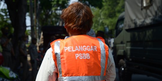 Petugas Gelar Operasi Yustisi, Pelanggar PSBB Jakarta Langsung Ditindak