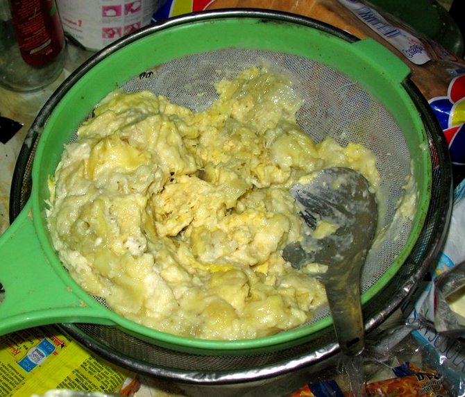 Cara membuat tempoyak durian