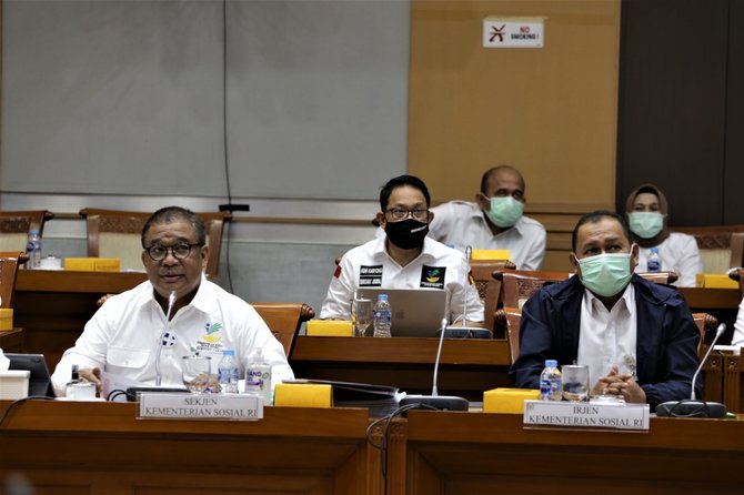 kemensos rdp dengan komisi viii dpr ri