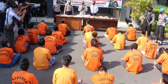 Dalam 2 Pekan, Polisi Gulung 29 Pengedar Narkoba di Kediri