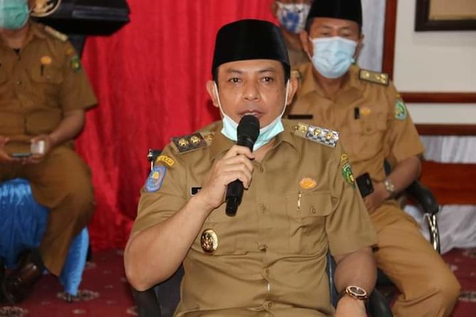 wakil wali kota bengkulu dedy wahyudi memaparkan evaluasi sakip