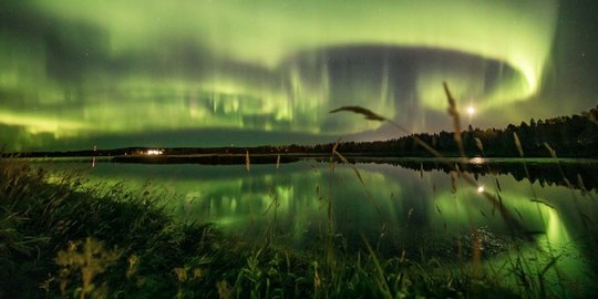 Keindahan Aurora di Finlandia