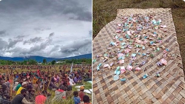 warga papua lakukan penggalangan dana untuk veronica koman