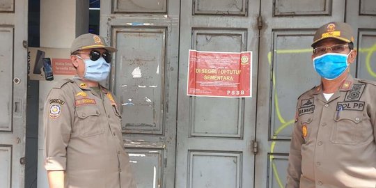 Pemkot Jaktim Tutup Paksa 9 Perusahaan dan 40 Rumah Makan Pelanggar PSBB