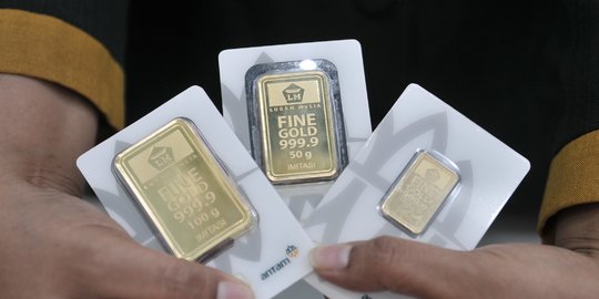 Hari ini, Harga Emas Tak Berubah di Posisi Rp 1,030 per Gram