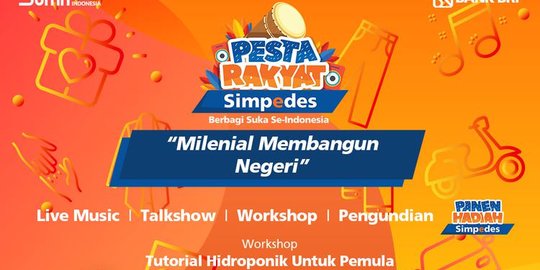 Pesta Rakyat Simpedes 2020 Episode 2 Hadirkan Petani Milenial Sukses Hingga Slank