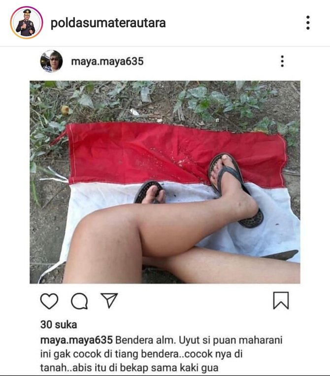 viral wanita lecehkan bendera dan foto wapres tenyata ini motif di baliknya