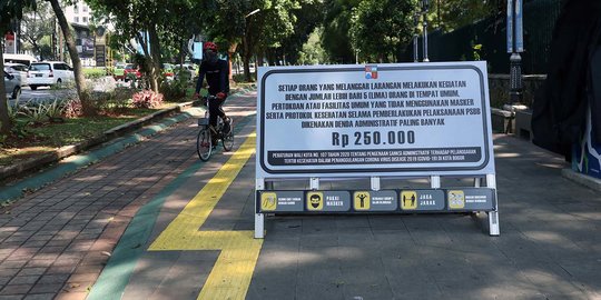 Pedestrian Lingkar Kebun Raya Bogor Ditutup Sementara