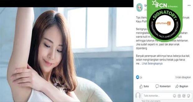 tidak benar minyak kayu putih bisa putihkan ketiak