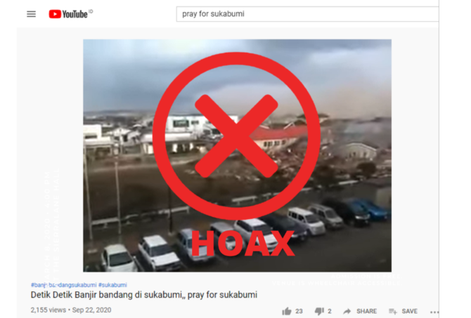 hoax video banjir di sukabumi