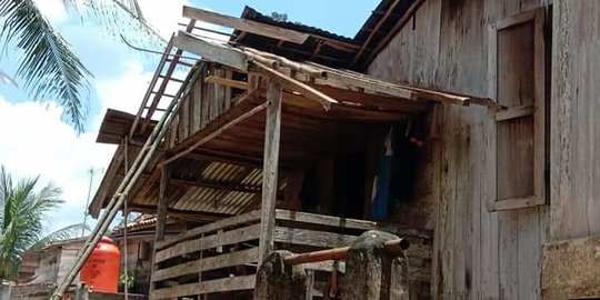 Diterjang Angin Puting Beliung, 60 Rumah Warga Prabumulih Rusak