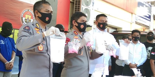 3 Bandar Narkoba Ditangkap Polisi di Makassar, Sabu dan Ekstasi Disita