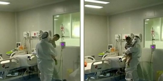 Video Balita Diduga Terinfeksi Covid-19 Diisolasi, Menangis Seorang Diri di Ruangan