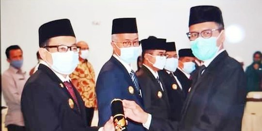 Gubernur Sumbar Lantik 8 Pjs Bupati dan Wali kota