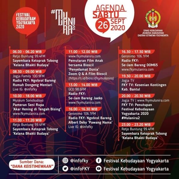 Tak Boleh Dilewatkan, Ini Jadwal Festival Kesenian Yang Bisa Ditonton ...