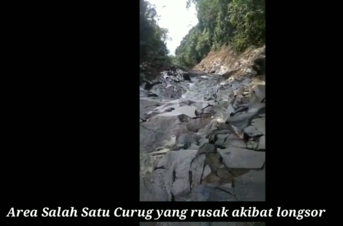 heboh video gunung salak terbelah