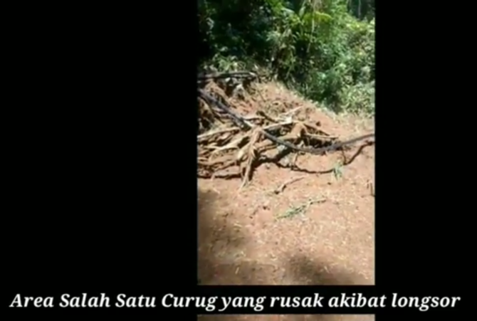 heboh video gunung salak terbelah