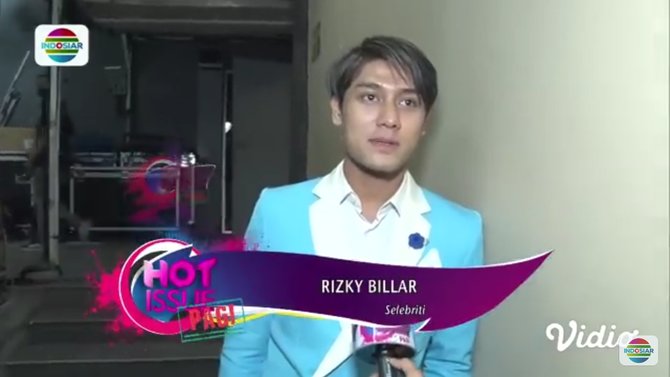 komentar rizky billar terkait kedekatan lesti dan hari lida