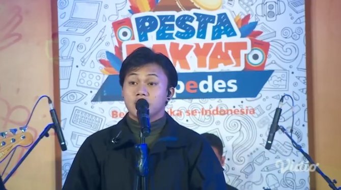 penampilan armada dan rizky febian di acara pesta rakyat simpedes 2020