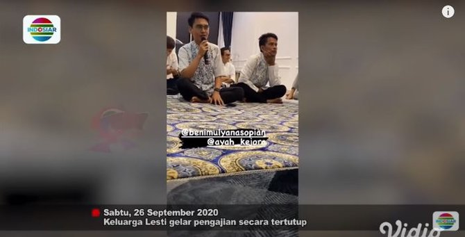 lesty dan keluarga gelar pengajian tertutup