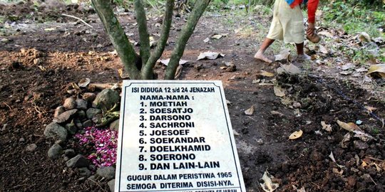 5 Lokasi di Jateng ini Jadi Kuburan Massal Korban 1965, Salah Satunya Diakui PBB