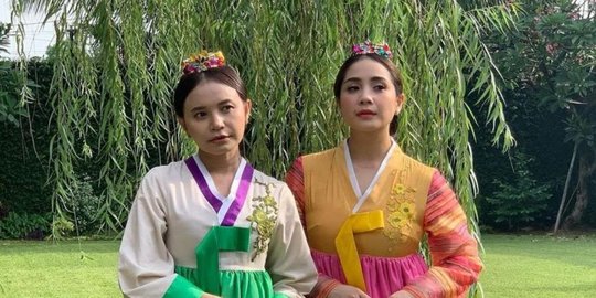 Pemotretan Pakai Hanbok, Ini 4 Potret Nagita Slavina dan Rossa bak Putri Kerajaan