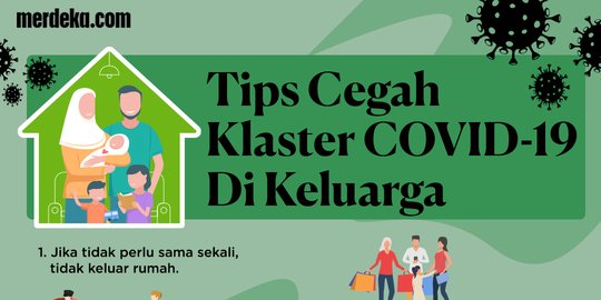 Tips Cegah Munculnya Klaster Keluarga