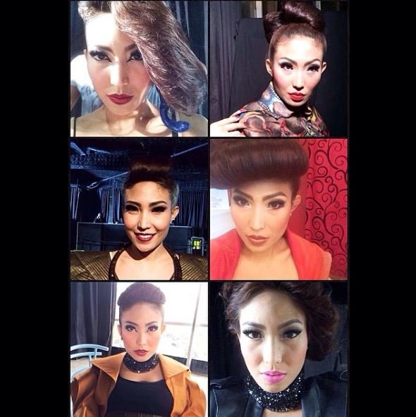 potret transformasi ayu dewi