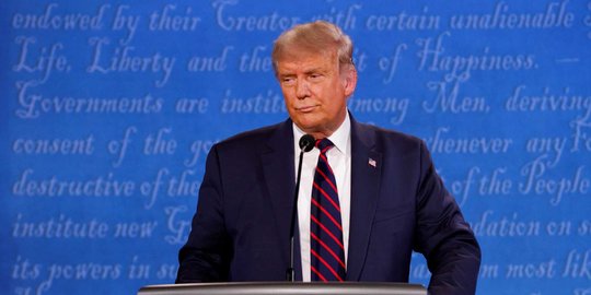 Sebelum Positif Covid-19, Trump Sempat Ejek Biden Soal Pakai Masker Saat Debat Capres