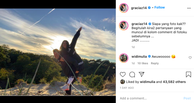 curi perhatian ini potret gracia indri saat digendong bule