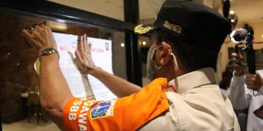 40 Tempat  Usaha di  Jakarta  Timur  Ditutup Sementara karena 