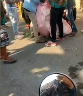 viral video pengantin jatuh sampai pingsan