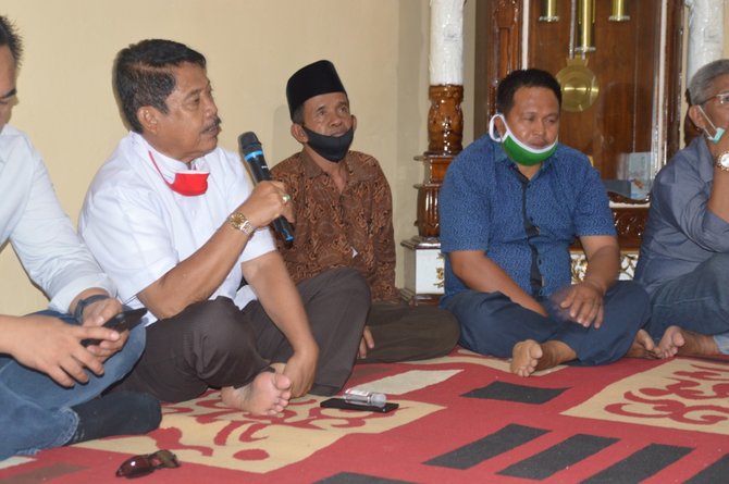 cawagub muslihan ds silaturahmi dengan masyarakat seberang musi