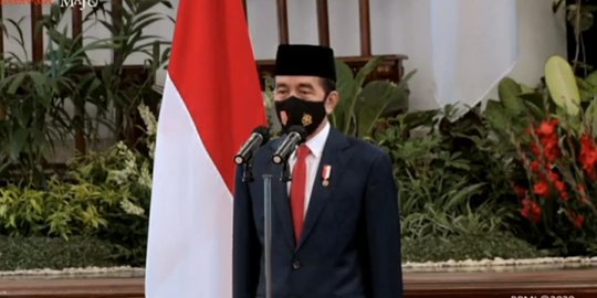 Jokowi Pimpin Upacara HUT ke-75 TNI Secara Virtual di Istana Negara