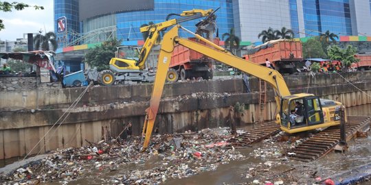 Sampah di Banjir Kanal Barat Meningkat 15 Kali Lipat