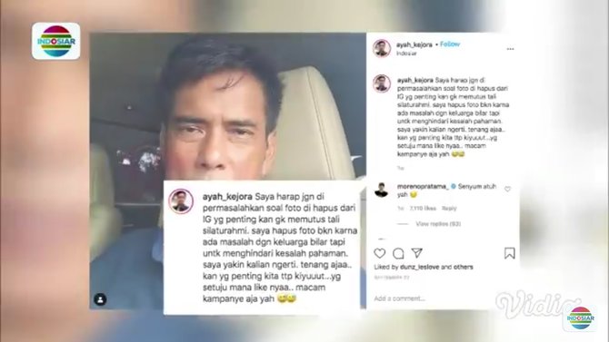 penjelasan ayah lesti kejora soal hapus foto dengan rizky billar