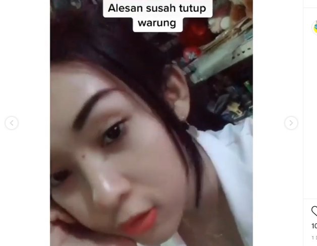 penjaga toko viral mirip anya geraldine