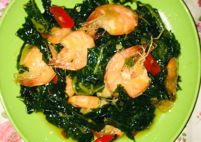 tumis daun pepaya
