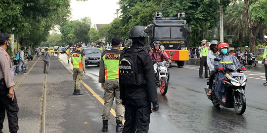 Amankan Demo Tolak UU Cipta Kerja, Polresta Surakarta Terjunkan 563 Personel