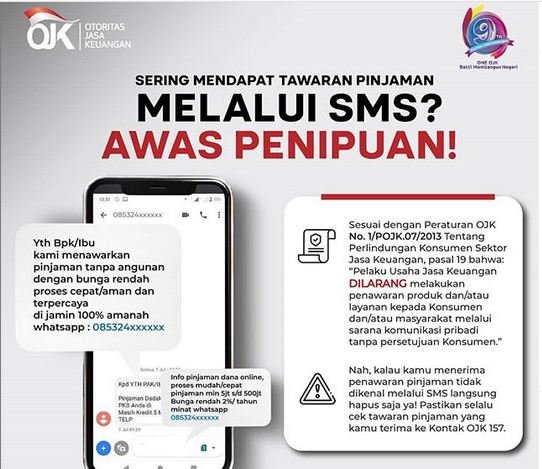 Cek Fakta Waspada Penipuan Penawaran Pinjaman Melalui Sms Merdeka Com